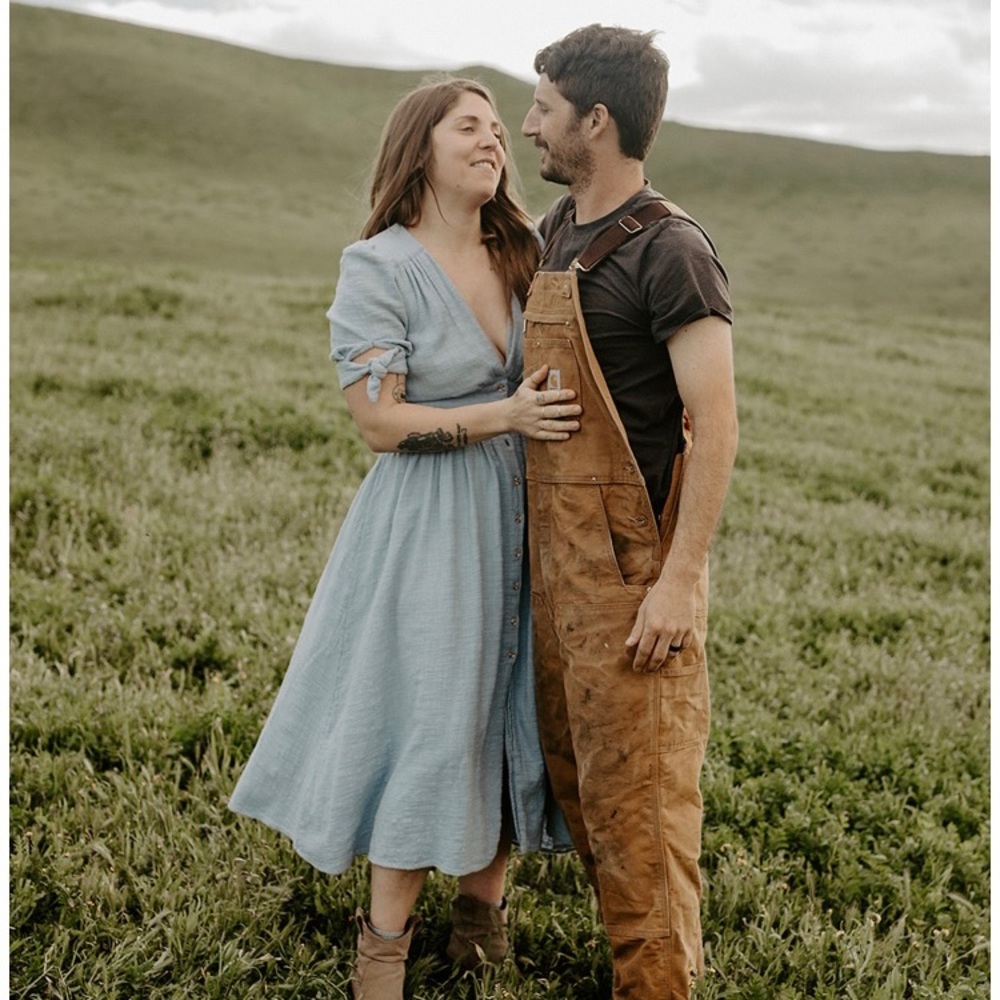 Free People Size Medium Love Of My Life Midi Dress